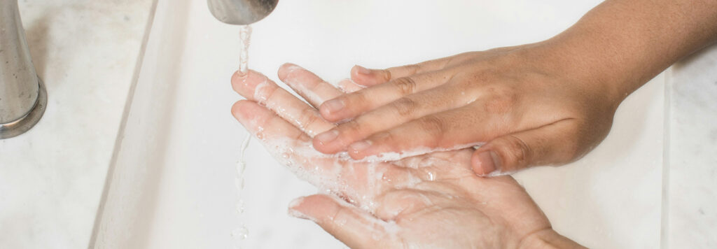 Dermascore – laver les mains